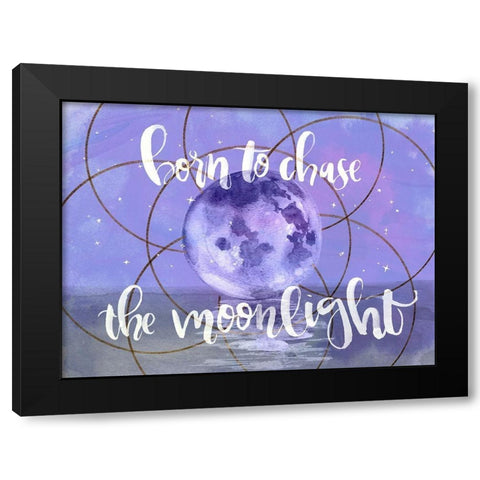 Moon Child I Black Modern Wood Framed Art Print by Parker, Jennifer Paxton