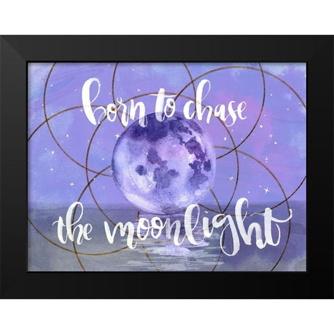Moon Child I Black Modern Wood Framed Art Print by Parker, Jennifer Paxton