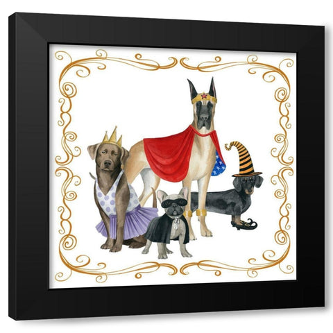 Howloween I Black Modern Wood Framed Art Print by Popp, Grace