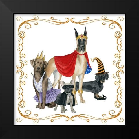 Howloween I Black Modern Wood Framed Art Print by Popp, Grace