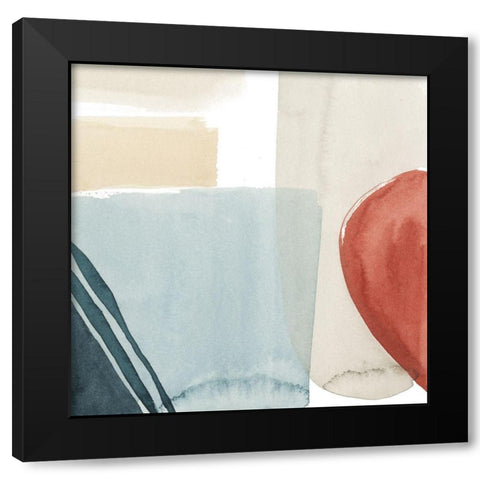 Moderne I Black Modern Wood Framed Art Print with Double Matting by Popp, Grace