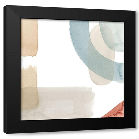 Moderne III Black Modern Wood Framed Art Print with Double Matting by Popp, Grace