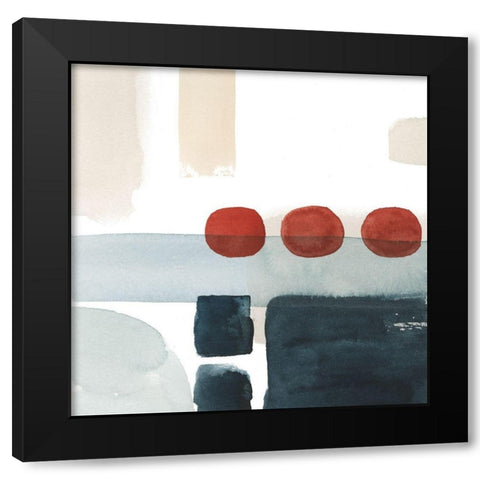 Moderne VIII Black Modern Wood Framed Art Print with Double Matting by Popp, Grace