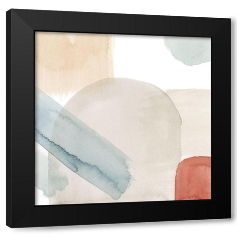 Moderne IX Black Modern Wood Framed Art Print with Double Matting by Popp, Grace