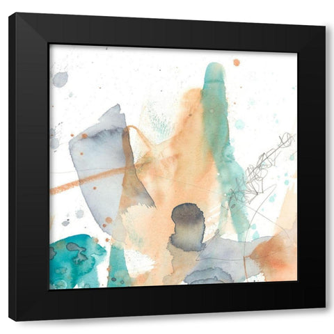 Electric Youth II Black Modern Wood Framed Art Print with Double Matting by Goldberger, Jennifer