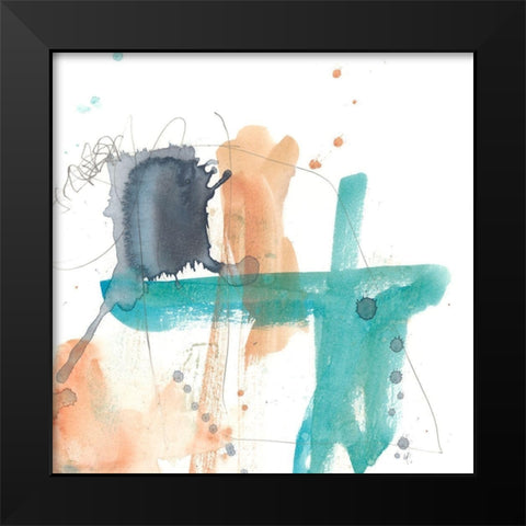 Electric Youth III Black Modern Wood Framed Art Print by Goldberger, Jennifer