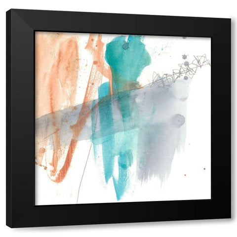 Electric Youth VI Black Modern Wood Framed Art Print with Double Matting by Goldberger, Jennifer