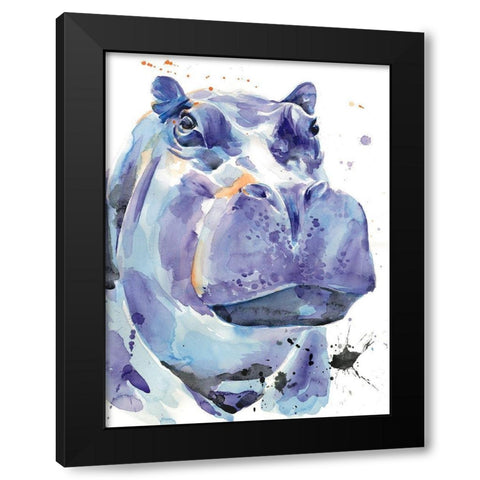 Ultra Violet Safari I Black Modern Wood Framed Art Print by Parker, Jennifer Paxton