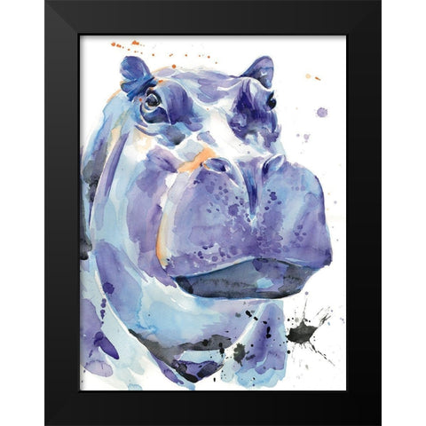 Ultra Violet Safari I Black Modern Wood Framed Art Print by Parker, Jennifer Paxton