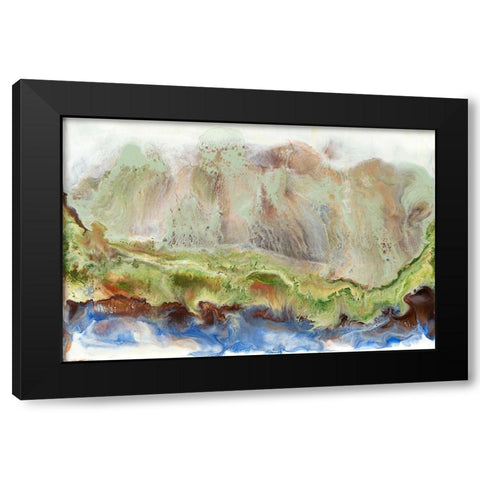 Cliffs of Dover I Black Modern Wood Framed Art Print by Ludwig, Alicia