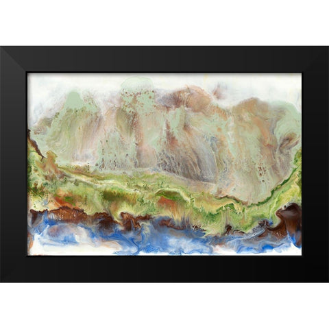 Cliffs of Dover I Black Modern Wood Framed Art Print by Ludwig, Alicia