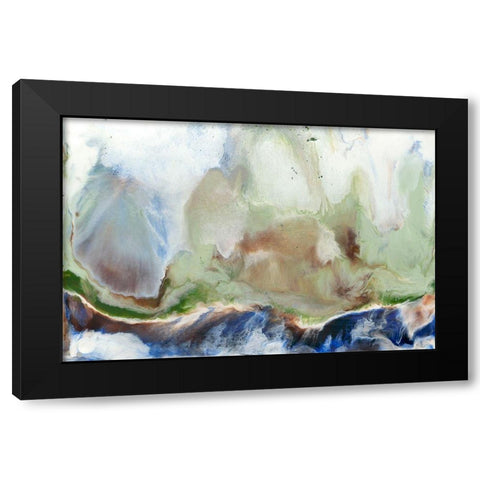 Cliffs of Dover II Black Modern Wood Framed Art Print with Double Matting by Ludwig, Alicia