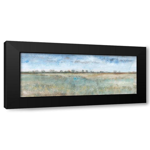 Open Field I Black Modern Wood Framed Art Print with Double Matting by OToole, Tim