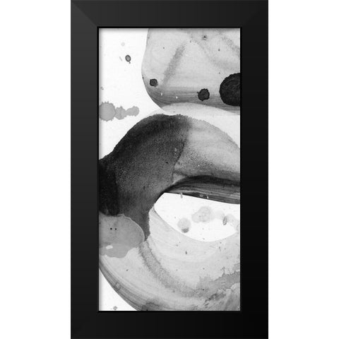 Entranced I Black Modern Wood Framed Art Print by Chandler, Sharon