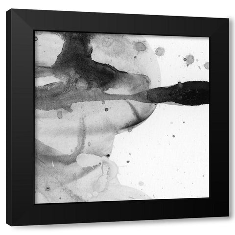 Entranced V Black Modern Wood Framed Art Print by Chandler, Sharon