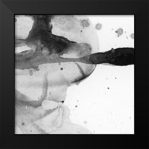 Entranced V Black Modern Wood Framed Art Print by Chandler, Sharon