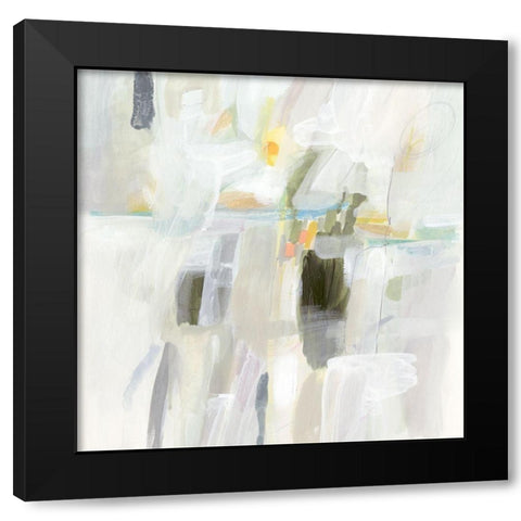 Sun Drops I Black Modern Wood Framed Art Print by Borges, Victoria