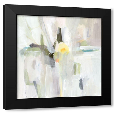 Sun Drops II Black Modern Wood Framed Art Print by Borges, Victoria