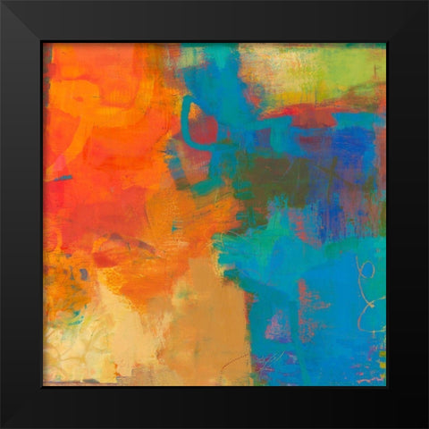 Olio Black Modern Wood Framed Art Print by Jachimiec, Sue