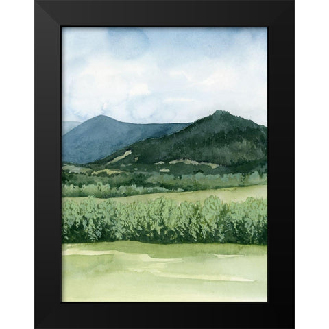 Blue Sunday II Black Modern Wood Framed Art Print by Popp, Grace