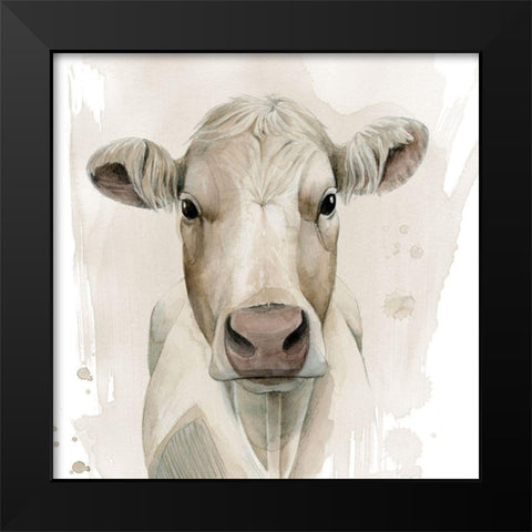 Prairie Bovine II Black Modern Wood Framed Art Print by Popp, Grace
