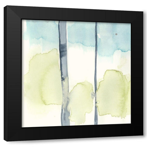 Birchline Grid VII Black Modern Wood Framed Art Print by Goldberger, Jennifer