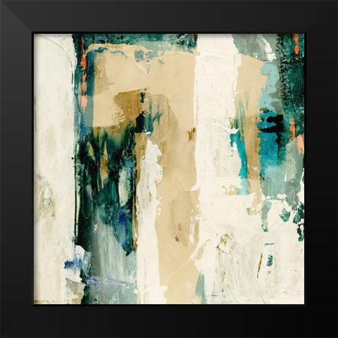 Mottled Patina I Black Modern Wood Framed Art Print by Borges, Victoria
