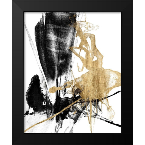Glam and Black IV Black Modern Wood Framed Art Print by Goldberger, Jennifer