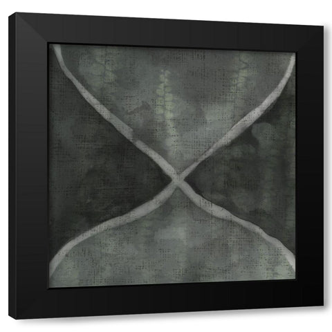 Stoneworks IV Black Modern Wood Framed Art Print by Zarris, Chariklia