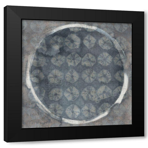 Stoneworks V Black Modern Wood Framed Art Print with Double Matting by Zarris, Chariklia