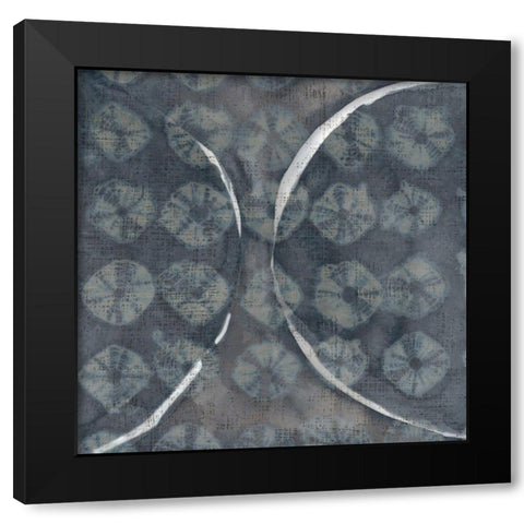 Stoneworks VII Black Modern Wood Framed Art Print with Double Matting by Zarris, Chariklia