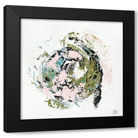 Gateway Circle I Black Modern Wood Framed Art Print by Reynolds, Jade