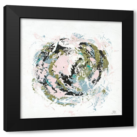 Gateway Circle II Black Modern Wood Framed Art Print with Double Matting by Reynolds, Jade