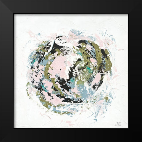 Gateway Circle II Black Modern Wood Framed Art Print by Reynolds, Jade