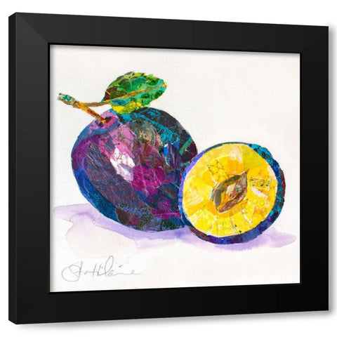 Edibles I Black Modern Wood Framed Art Print by St. Hilaire, Elizabeth