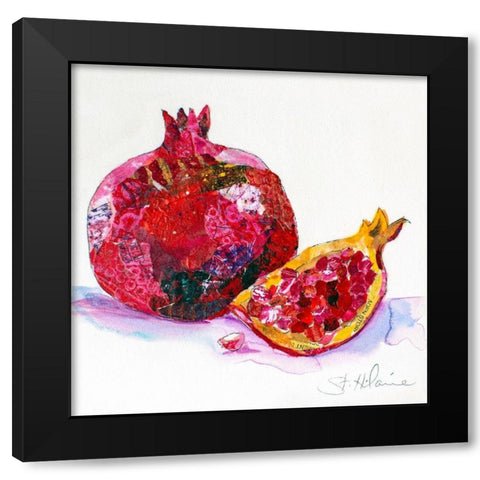 Edibles II Black Modern Wood Framed Art Print by St. Hilaire, Elizabeth