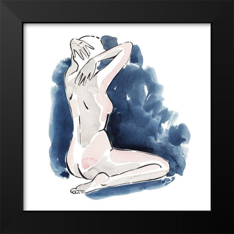 Blissful Solitude I Black Modern Wood Framed Art Print by Popp, Grace