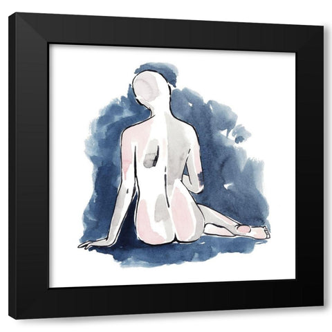 Blissful Solitude II Black Modern Wood Framed Art Print by Popp, Grace
