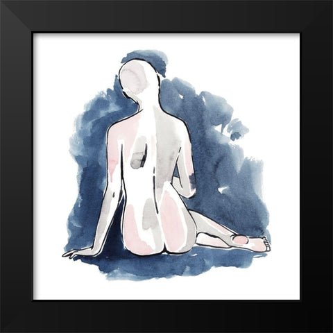 Blissful Solitude II Black Modern Wood Framed Art Print by Popp, Grace