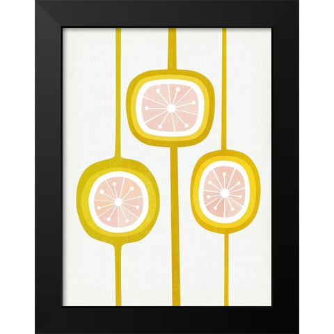 Paloma II Black Modern Wood Framed Art Print by Borges, Victoria