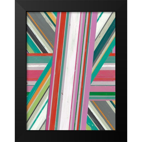Summer Sarape I Black Modern Wood Framed Art Print by Studio W