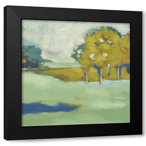 Wanderer II Black Modern Wood Framed Art Print by Zarris, Chariklia