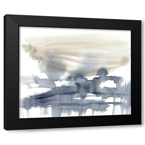 Paynes Bloom II Black Modern Wood Framed Art Print with Double Matting by Goldberger, Jennifer