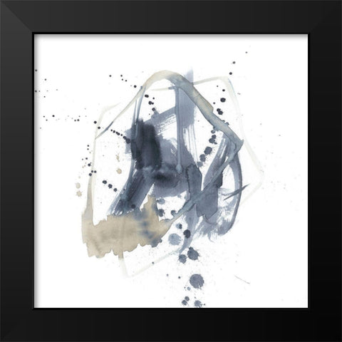 Off Center I Black Modern Wood Framed Art Print by Goldberger, Jennifer