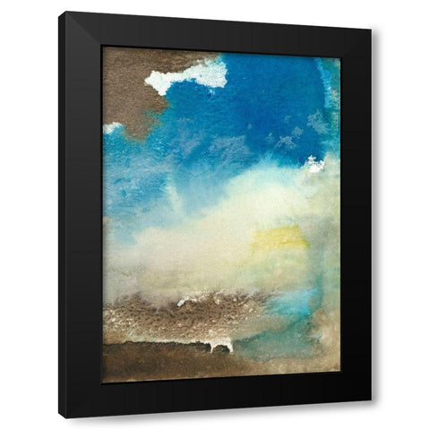 Earth and Sky I Black Modern Wood Framed Art Print by Combs, Joyce