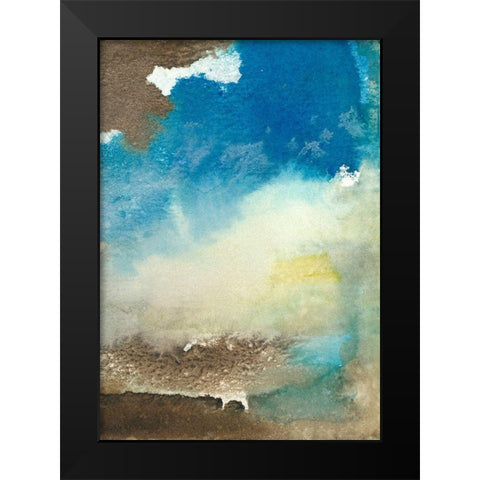 Earth and Sky I Black Modern Wood Framed Art Print by Combs, Joyce