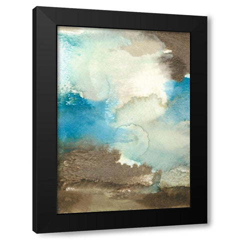 Earth and Sky II Black Modern Wood Framed Art Print with Double Matting by Combs, Joyce