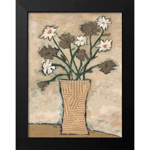Flowers From B II Black Modern Wood Framed Art Print by Bagnato, Judi