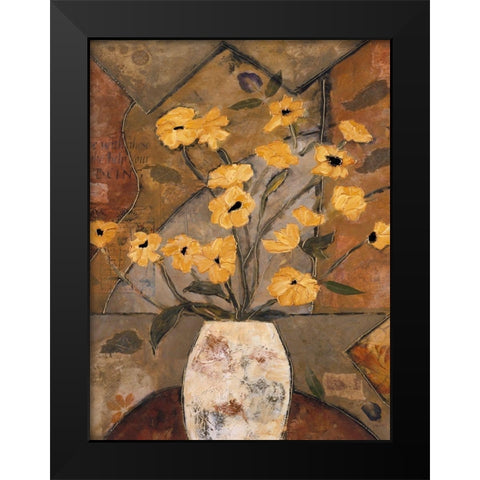 Compassionate Flowers II Black Modern Wood Framed Art Print by Bagnato, Judi
