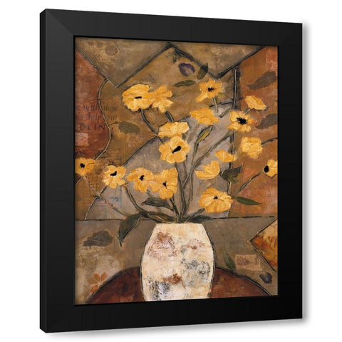 Compassionate Flowers II Black Modern Wood Framed Art Print with Double Matting by Bagnato, Judi